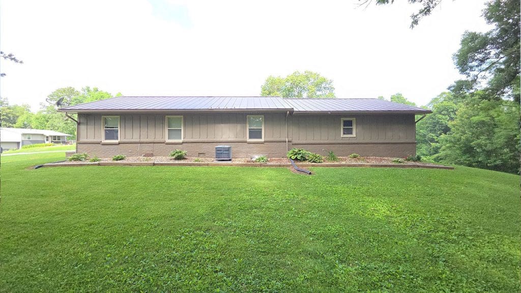 Full home exterior painting project in Oakland City Indiana